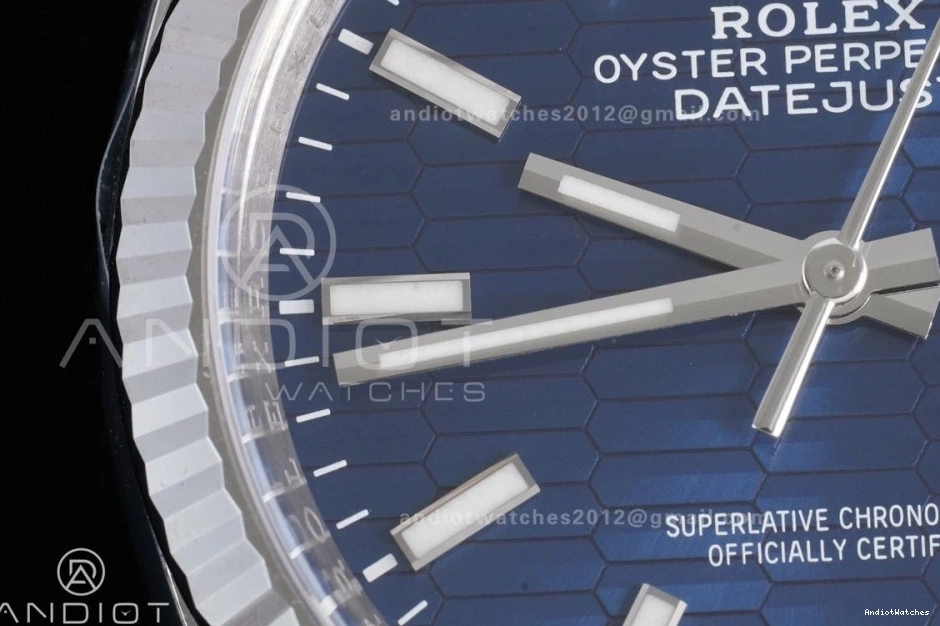 Blue 565 Dial on Bracelet 126234 1:1 Steel 904L 36 Edition DateJust Clean Texted SH TechFriendly Jubilee Best 0407